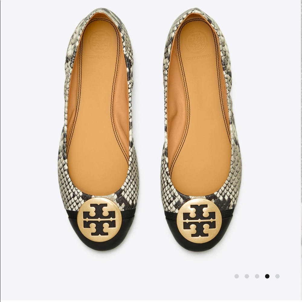 Tory burch toe cap ballet flats